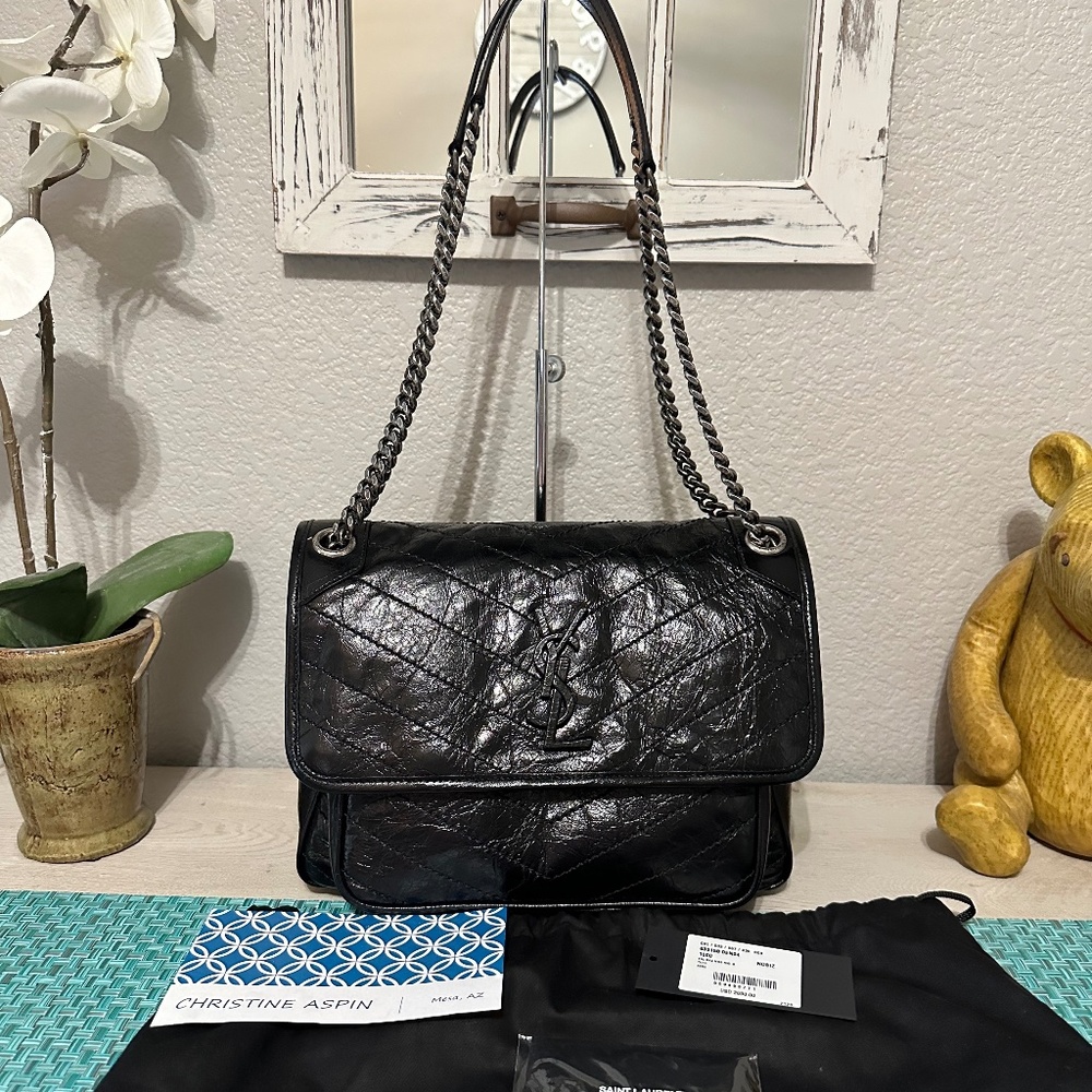 YSL Saint Laurent Medium Niki Chain Bag EUC
